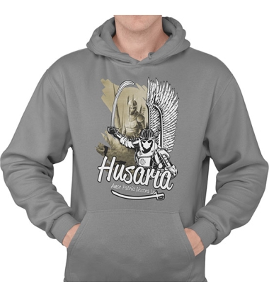 BLUZA Z KAPTUREM HUSARIA AMOR PATRIA NOSTRA LEX